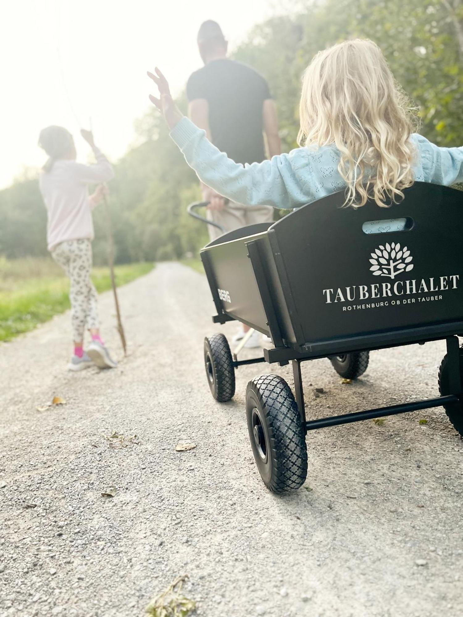 Tauberchalet I Boutique-Ferienhaus Mit Sauna, Whirlpool & Natur I 10Min Walk To Historic Old Town Rothenburg ob der Tauber Exteriér fotografie